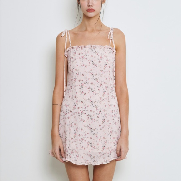 Floral pink dress - Picture 5 of 8